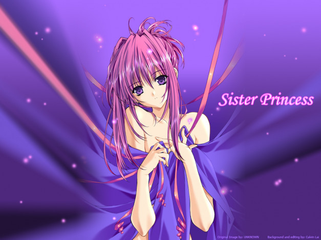 Обои картинки фото аниме, sister, princess