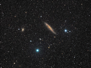 Картинка ngc 4945 космос галактики туманности