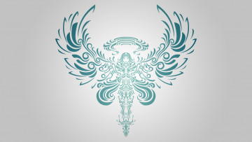 Картинка angel векторная графика ангел крылья узор