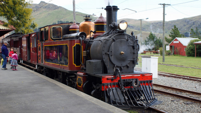 Обои картинки фото 1889 ex nzr w192 steam locomotive, техника, паровозы, станция, перрон, паровоз, поезд