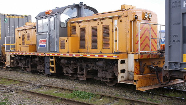 Обои картинки фото ex kiwirail dsc 2421 shunter, техника, локомотивы, маневровый, локомотив, дизель