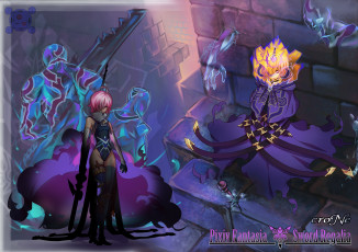Картинка аниме pixiv+fantasia фантастика существа призраки духи pixiv fantasia девушки арт todee оружие