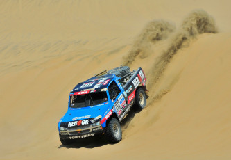 Картинка спорт авторалли синий пустыня песок ралли rally dakar дакар шевроле chevrolet