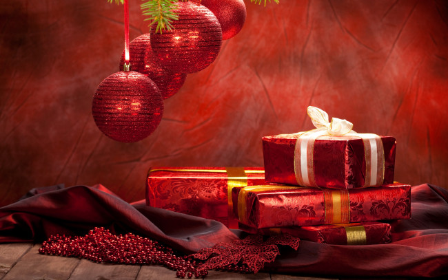 Обои картинки фото праздничные, подарки и коробочки, новый, год, рождество, christmas