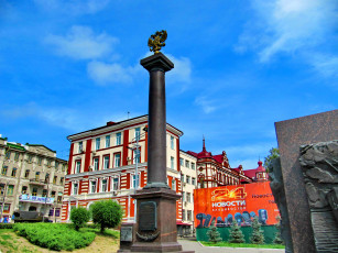 Картинка владивосток города -+памятники +скульптуры +арт-объекты здания город
