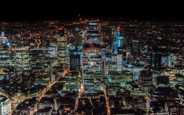 Картинка города лондон+ великобритания панорама огни ночь