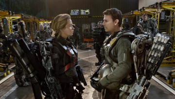 обоя edge of tomorrow , 2014, кино фильмы, edge of tomorrow, грань, будущего, фантастика, боевик, сша, канада, том, круз, эмили, блант, кадры, из, фильма