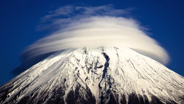 Картинка природа горы облако гора снег