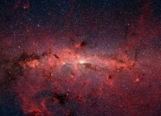Картинка звёзды центра галактики космос туманности