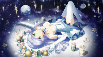 Картинка yoake mae yori ruri iro na аниме планета звёзды свечи