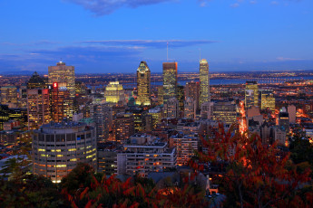 Картинка монреаль+канада города монреаль+ канада дома огни ночь монреаль
