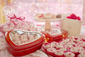 Картинка праздничные день+святого+валентина +сердечки +любовь сладкие подарки