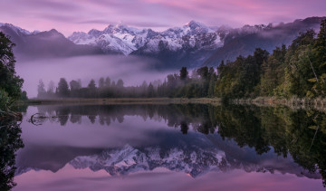 Картинка природа реки озера горы река туман