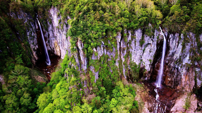 Обои картинки фото yonako falls, nagano, japan, природа, водопады, yonako, falls