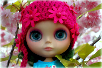 Картинка разное игрушки цветение шапочка кукла