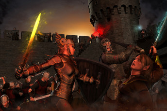 Картинка 3д графика fantasy фантазия сражение