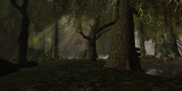 Картинка 3д+графика nature landscape+ природа лес деревья