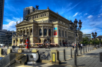 обоя francoforte teatro dell`opera, города, франкфурт-на-майне , германия, театр, опера