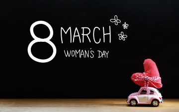 обоя праздничные, международный женский день - 8 марта, heart, happy, 8, марта, сердечки, romantic, women's, day, gift