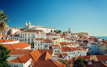 обоя города, лиссабон , португалия, лиссабон, jeronimos, monastery, лето, городской, вид, достопримечательности