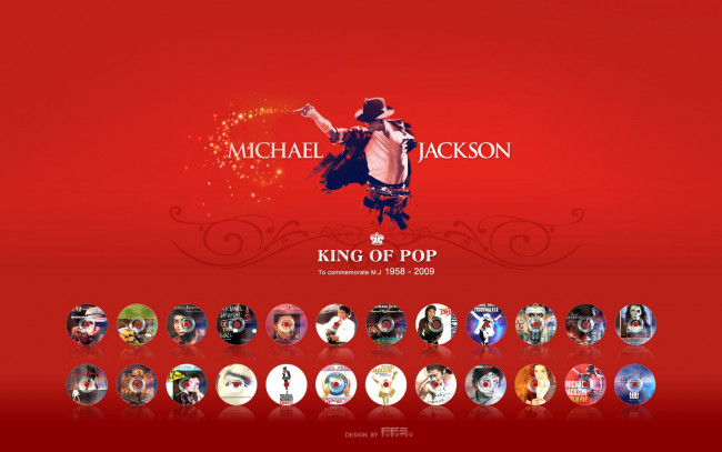Обои картинки фото музыка, michael jackson, певец, жест, диски