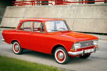 Картинка москвич-+412 автомобили москвич москвич- 412 автомобиль красный классика ретро
