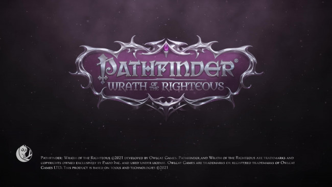 Обои картинки фото видео игры, pathfinder,  wrath of the righteous, надпись, название