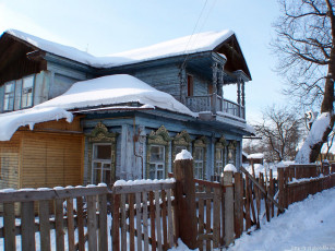 Картинка нерехта зима городские улицы города здания дома