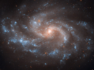Картинка ngc 5584 космос галактики туманности