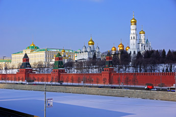 Картинка города москва россия кремль с б  москворецкого моста
