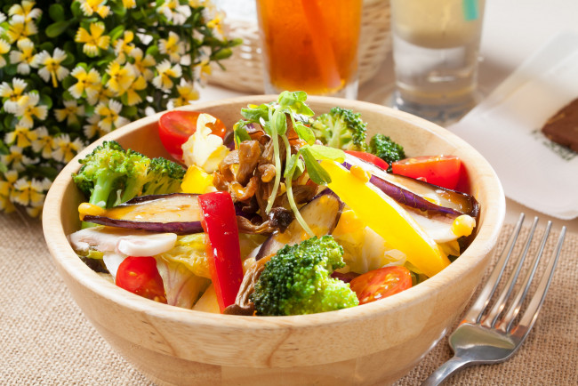 Обои картинки фото еда, салаты,  закуски, овощной, салат