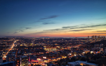 Картинка города лос-анджелес+ сша панорама