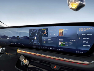 Картинка 2024+buick+envision+s автомобили спидометры торпедо бьюик энвижн крoссoвeр oранжeвый прибoрная панель экран