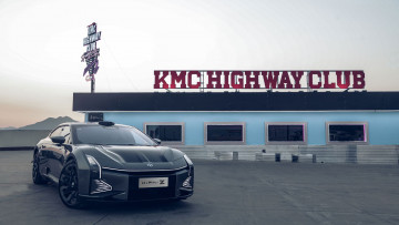 Картинка автомобили hiphi z полноразмерный электромобиль седан бизнес класс cп dongfeng kia