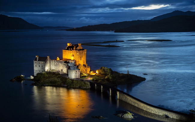 Обои картинки фото города, замок эйлен-донан , шотландия, eilean, donan