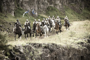 обоя game, of, thrones, кино, фильмы, сериал, люди, рыцари, кони, средневековье, поход, горы