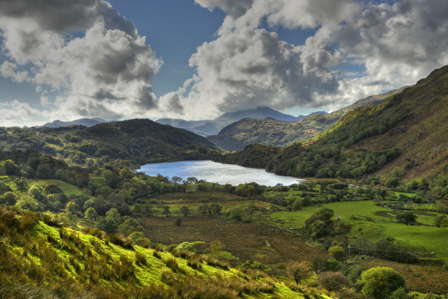 Обои картинки фото природа, реки, озера, уэльс, великобритания