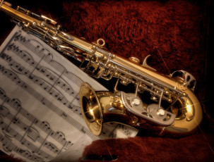 Картинка музыка музыкальные+инструменты саксофон ноты