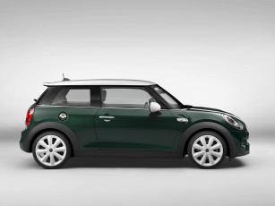 обоя автомобили, mini, cooper, sd, f56, 2014г, зеленый