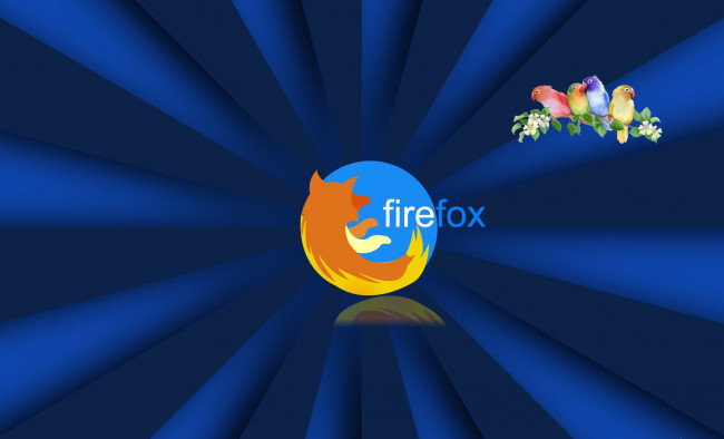 Обои картинки фото компьютеры, mozilla firefox, логотип, фон