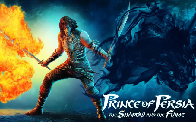 Обои картинки фото prince, of, persia, the, shadow, and, flame, видео, игры, мечи, огонь, принц, персии