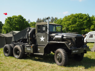 Картинка m52+semi+tractor техника военная+техника транспорт тяжелый