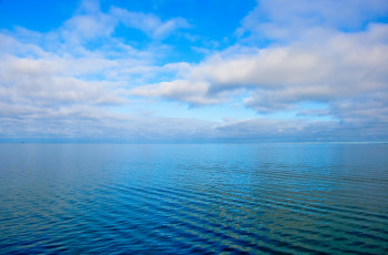 Картинка природа моря океаны небо облака горизонт море рябь