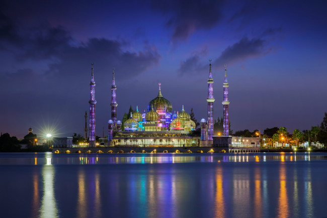 Обои картинки фото crystal mosque, города, - мечети,  медресе, мечеть