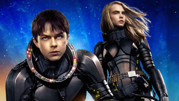 обоя кино фильмы, valerian and the city of a thousand planets, valerian, and, laureline, in, the, city, of, a, thousand, planets