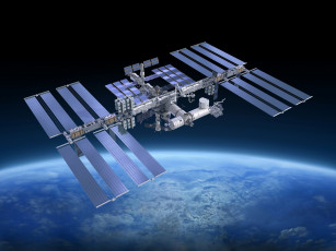 Картинка космос космические+корабли +космические+станции мкс