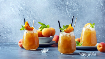Картинка еда напитки +коктейль лед коктейль абрикос