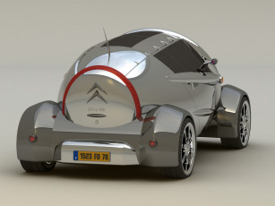Картинка 2008 citroen 2cv concept design by david portela автомобили 3д