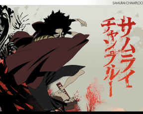 Картинка аниме samurai champloo