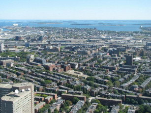 Картинка бостон города панорамы